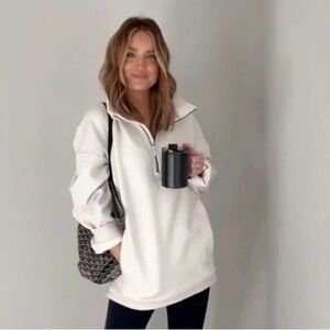 Lululemon Thick Fleece Pullover- White Opal